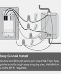 Diagram of Matter Smart Light Switch With Voice Control For Siri Alexa And Google Home Two Pack No Fuss Setup UL Certified Timers