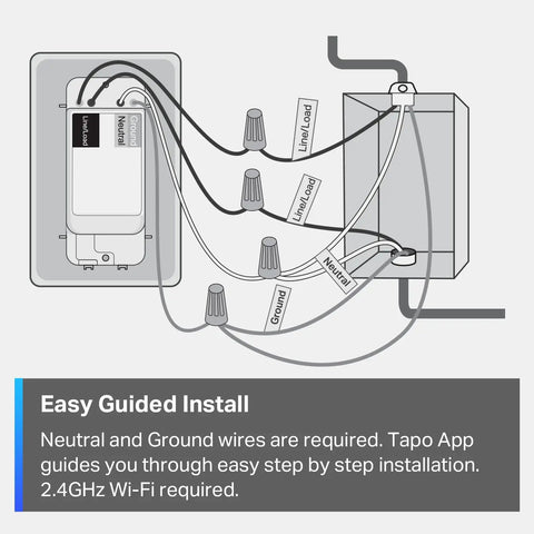 Diagram of Matter Smart Light Switch With Voice Control For Siri Alexa And Google Home Two Pack No Fuss Setup UL Certified Timers