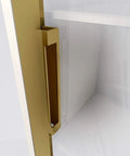 Self Adhesive Edge Fingerpull Door Handle Set 2 Pack No Screws Required Peel And Stick Installation on glass cabinet