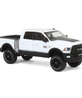 Ram 2500 Power Wagon One Sixty Fourth Scale Lifted Diecast Pickup White Exclusive Display Model For Collectors With Rubber Tires