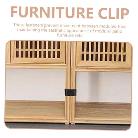 Outdoor Wicker Furniture Fasteners And Sofa Clips For Securing Rattan Chairs And Sectional Sets Weather Resistant Plastic Clamps