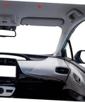 50 Piece Car Headliner Repair Kit With Fabric Covered Pins And Roof Fixing Buckles installed in car interior