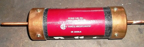 ECSR-600N 600A 600V CL RK5 Used Surplus Heavy Duty Industrial Circuit Breaker For Electrical Panels AIC 200 Rating Ideal For Commercial And Industrial Beefy Power Feeds And Quick Replacement Or Spare Parts, cylindrical fuse link with copper ends