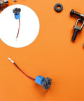 Hands On Water Power Generator Kit For DIY Hydro Electricity Demonstration Mini Hydroelectric Turbine Model on orange background