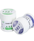 Two containers of Electronic Chip Solder Paste Fifty Gram Non Erosive Smooth Multifunctional Soldering Flux With Bright Joint