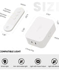 2 In 1 Dimmer Plug With Remote No Smart Features, Wireless Control Outlet With Up To 100 Ft Range, Plug In Dimmer Switch