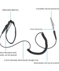 Adjustable Anti Static Wrist Strap ESD Bracelet For Electronics Repair And Phone Fixes On The Job Go To Grounding Wristband With A Comfortable Secure Fit For Your Pro Grade Workbench Protection with components labeled.