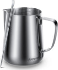 Stainless Steel Milk Frothing Pitcher Set With Latte Art Pen Go To All In One Size Options 12 Oz 20 Oz 32 Oz 50 Oz Steam Pitchers