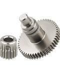 High Precision Hardened Steel Extruder Gear Set With Nickel Plating For Prusa Mini 3D Printer Small Gear 5mm Bore And Large Gear Included For Smooth Rust Resistant Filament Drive