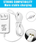 Waterpik Charger Replacement Cord For WP360 WP360W WP462 WP462W WP450 WP450W WP465 WP440 WF 13CD010 WF13 WP100 Two Prong