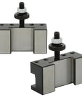 Turning Tool Holder Set Two Piece Quick Change Tool Post for Lathe Machine OXA Fit High Accuracy Hardened Steel close-up