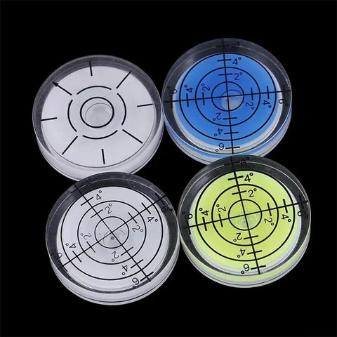 Round Bubble Level Vial 32 x 7 mm For Acrylic Spirit Level And Measuring Tools variety with colored precision bubbles