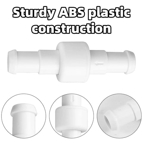 3 Pack Pool Cleaner Hose Ball Bearing Swivel Replacement Compatible With D20 180 280 380 480 Pro 3900 Sport Hose Connectors Parts, Premium ABS, Durable, Easy Install, No Fuss Fit, Keeps Suction Smooth. white ABS pool hose swivel connector, 9.1 cm