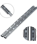 Full Extension Drawer Slides Featuring Precision Bearing Tracks For Smooth As Butter Cabinet Motion Two Way Rail Hardware 17 Inch 2 Pack