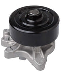 Keep Your Engine Cool And Running Smooth With This Badass Water Pump Kit Engineered For A Precise Fit On 1 Point 8 Liter L4 Motors 98 Through 08 Toyota Corolla Matrix Celica Vibe Prizm MR2, precision water pump with black top.
