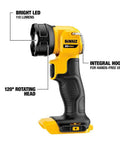 Loaded Compact Six Tool Cordless Power Kit Equipped With Two Speed Drill Driver And Fast Swap Chuck Plus Effortless Reciprocating Saw For Knocking Out Toughest Job Site Builds - LED work light with 120° rotating head.