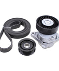 Mercedes Drop In Belt Tensioner And Idler Pulley Kit With Drive Belt Assembly for C240 CLK320 CL55 E320 E430 E500 S350 1998-2011