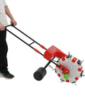 Manual Seeder With 7 Nozzles Hands On Garden Seeding Machine Walk Behind Row Crop Planter For Soybean Peanut Corn And Cotton