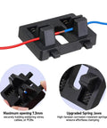 Heavy Duty Adjustable Magnetic Soldering Clamp Fixture With Powerful Suction Base, wire holder with spring jaws and 7.3mm opening.