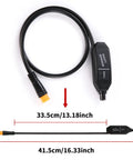 Gear Sensor For Bafang BBS Mid Drive Electric Bike Shifter Sensor, IP65 Waterproof with 3 Pin Connector shown with dimensions