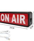 On Air Light Sign With Remote Control Bright LED Recording And Broadcasting Indicator for home studio, 25x9x6cm