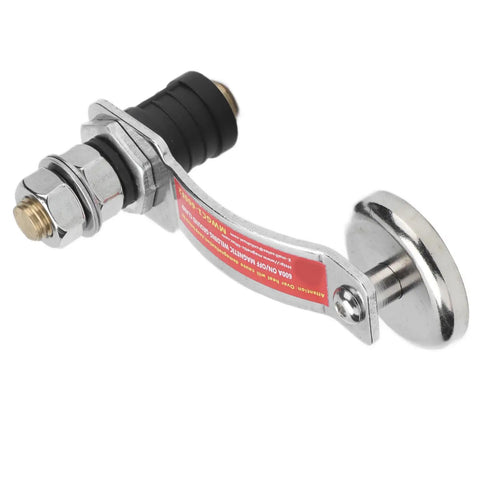 Heavy Duty Magnetic Welding Ground Clamp with Massive Suction Grip Rock Solid Copper And Iron Build For 60 KG Pull Force Professional Grade Reliability close-up showing connector and magnetic base.