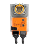 Built Tough Rotary Actuator For Ventilation Valves With Zero Sweat 20 Nm Torque And Straight Up AC 100 To 240 Volt Hook Up showing secure connections and compact design.