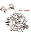 Pro Grade Car Glass Tube Fuse Kit With 150 Quick Blow Fuses 5X20mm Plus 20 Seat Fuses And 5 Inline Screw Holders