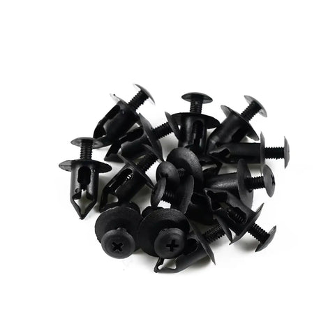 All-In-One Motorcycle Bolt Kit For Fairing Screws Nuts Washers And Hardware, Heavy-Duty Stainless Fasteners For Sportbike Restoration, Easy Install No-Fuss Vibration-Resistant Durable Assortment, black fairing clips and screws