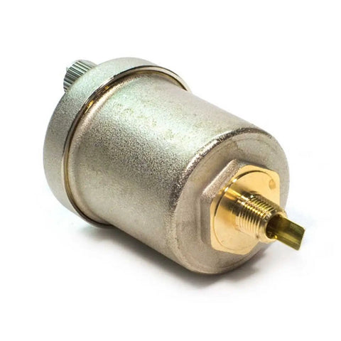 High Capacity Float Air Hy-Vent 1/8 Inch NPT Brass Vent for hot water radiators, angled side view