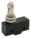 General Purpose Micro Switch With Panel Mount Roller Plunger, Screw Terminals, 0.5mm Contact Gap, SPDT 1NO 1NC, Momentary Action, 15A Rating at 125/250/480VAC, AC-15 2A 250VAC, 2 Pack, Rugged Build For Quick, Easy Install