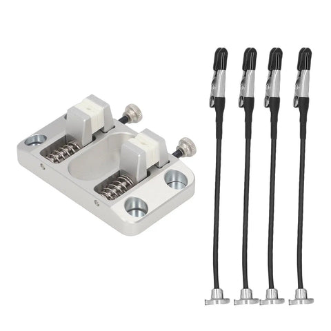 Top Tier Helping Hands Soldering Station With Four Wiggling Arms Featuring heat proof antislip ceramic jaws and removable magnets.