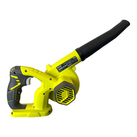 Heavy Duty 18V Cordless Workshop Blower For Slick Dust Sweep And Sawdust Cleanup With Triple Power Settings that features a comfortable grip.