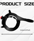 Universal Dope Motorcycle Cruise Control Throttle Lock Clamp with size measurement, durable ABS build, and one touch release
