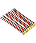 8 Pairs XT30 male and female connectors with 150mm 16AWG silicone wire for RC LiPo batteries FPV drones quads and racing rigs