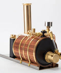 Side view of 200ml Steam Boiler Model for Single Double and Triple Cylinder Steam Engines and Model Ships Physics Education Kit.