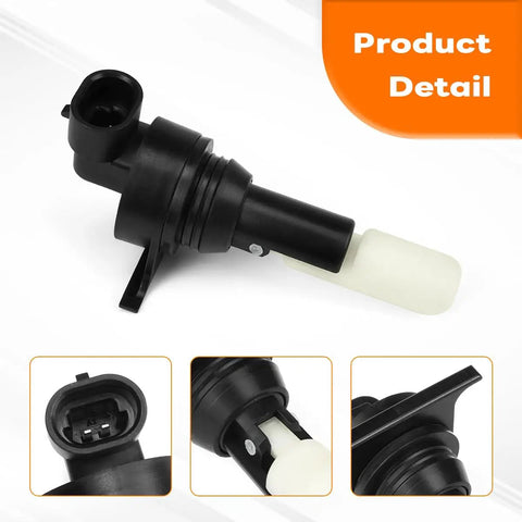 Washer Fluid Level Sensor For Cadillac Escalade 2007 2014 And Chevy Avalanche Silverado Suburban 2007 2013 2011 2014 Replacement Easy Install High Quality Plug And Play black ABS sensor with connector and float