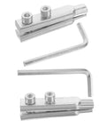 Easy Out Pipe Extractor Tool Set For Removing Broken Faucet Screws And Stripped Water Valve Threads With Stainless Steel Precision Design, 3-piece set with hex key