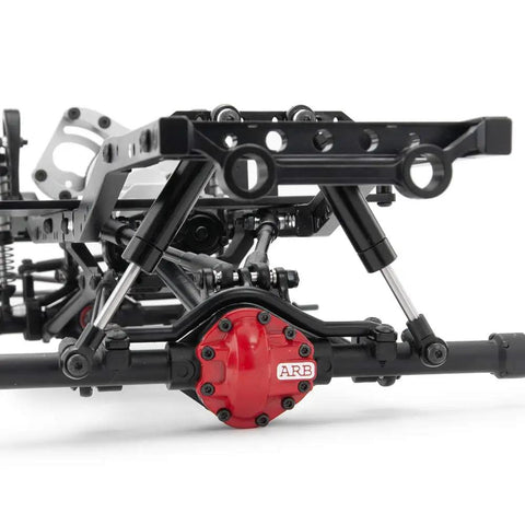 RC crawler chassis with mounting brackets for 4-Pack 100mm Aluminum RC Shock Absorbers Dampers For 1/10 RC Crawlers TRX4 SCX10 D90 D110 HPI HSP Upgrade Parts With Smooth Damping And Long Durability