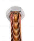 Heavy Duty CV Axle Bearing Puller Kit 18195 Fits 2005 2018 2007 2014 Models With 8 Inch Differential With Integrated Slide Hammer Made From High Strength Steel So You Fix It Fast And Save Major Greenbacks Doing It All Alone close-up threaded steel bolt
