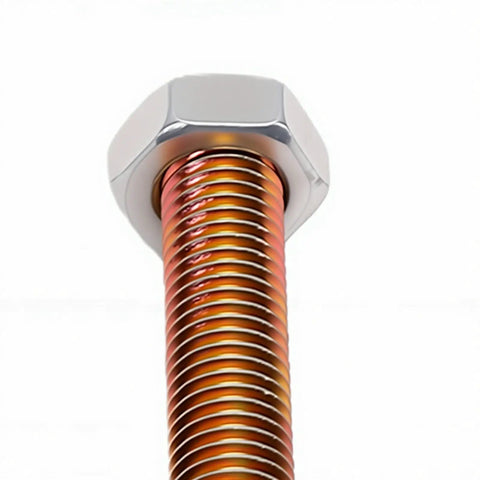 Heavy Duty CV Axle Bearing Puller Kit 18195 Fits 2005 2018 2007 2014 Models With 8 Inch Differential With Integrated Slide Hammer Made From High Strength Steel So You Fix It Fast And Save Major Greenbacks Doing It All Alone close-up threaded steel bolt
