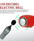 120dB Waterproof Silicone Bicycle Horn With 6 Sound Options Universal Handlebar Alarm For Adults Kids Bikes Scooters Ebikes Loud As Heck City Warning Bell Red tested at 120 dB
