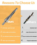 Comparison of 7 Degree Tapered Ball Joint Reamer with high-speed steel, highlighting precision and durability against others.