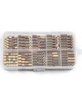 300 Piece M3 Copper Pillar Stand Off Kit With Hex Column Spacers And Threaded Screws Nuts Brass Fasteners For Electronics And DIY Projects Easy Install Durable Spacers For Stable Mounts And Reliable Hardware. plastic organizer tray with M3 copper standoffs and screws