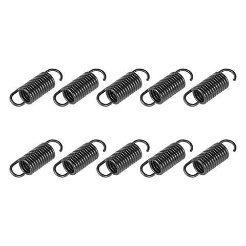 10 Pack 2.5 Inch Stainless Steel Extension Springs For Furniture Replacement Tension Springs For Recliners And Sofas Heavy Duty 12 Turn Coiled Steel