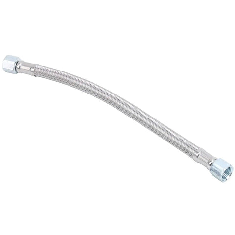 Heavy Duty Flexible Air Compressor Hose 40 Cm Cast Steel Connectors High Pressure Pneumatic Line With Ironclad Seals showing flexible steel construction.