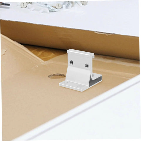Heavy Duty Sliding Door Roller Track Guide Rail Brackets Stainless Steel Side Hang Buckle Hardware For DIY Home Renovation