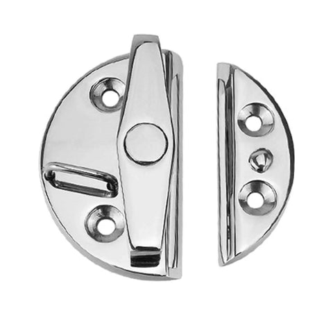 Saltwater Ready Marine Grade 316 Stainless Steel Turn Twist Button Door Catch Latch For Doors And Cabinets 2-1/4 Inch 57mm