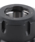Close-up of Compact Clamping Collet Chuck For Cnc Milling Machine And Lathe With Er32 80Mm Diameter carbon steel details.