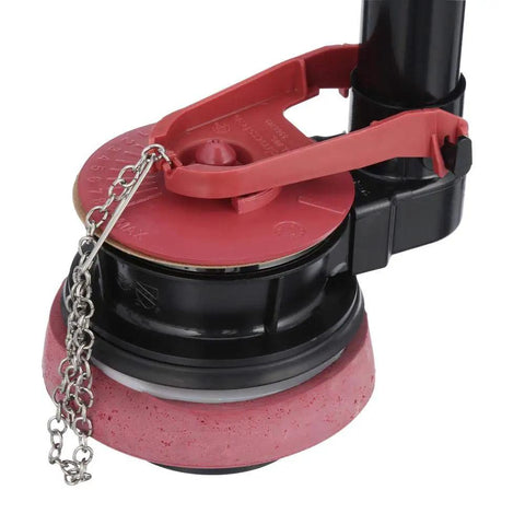 Close-up of Universal All In One Toilet Tank Repair Kit For 2 Inch Flush Valve Toilets, featuring flapper component
